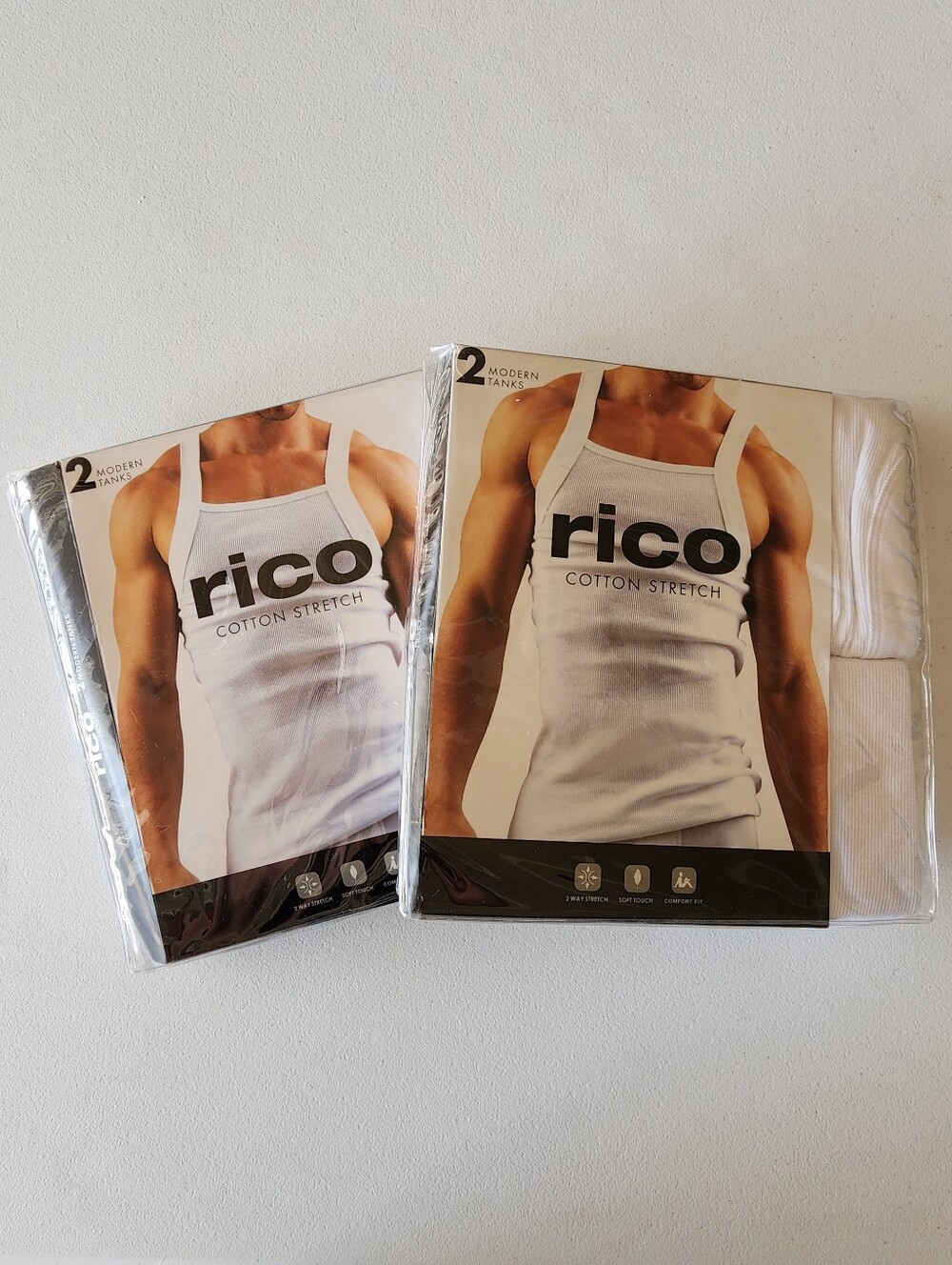 Three Men's Rico Modern Tanks